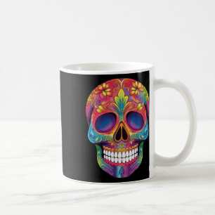 Sugar Skull Skeleton Dia De Los Muertos Day Of The Coffee Mug