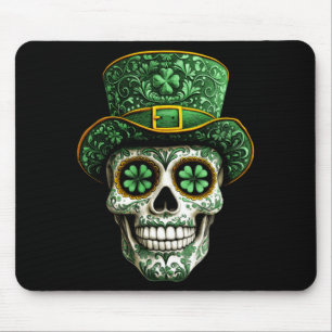 Sugar Skull St Patrick Day Of The Government Mouse Pad