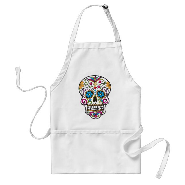 Sugar Skull Standard Apron (Front)