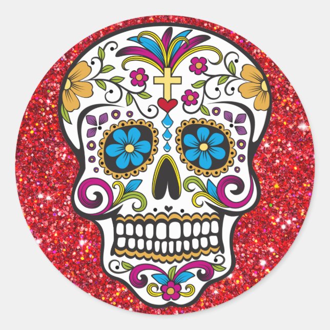 Sugar skull Sticker (Front)