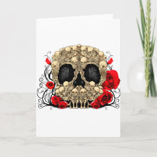 Sugar Skull - Tattoo Design Card