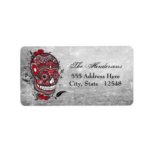 Sugar Skull Tattoo Design Mexican Illustration
