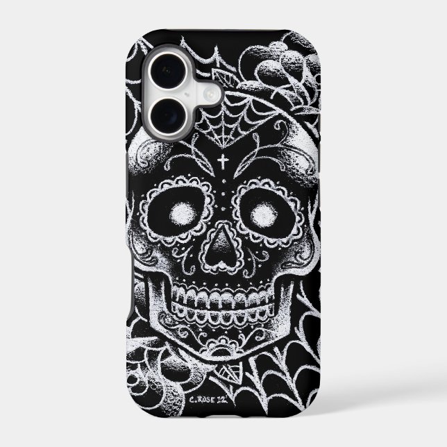 Sugar Skull Tattoo Flash (Back)
