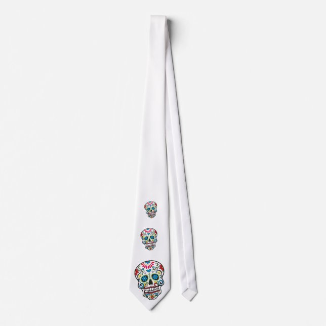 Sugar Skull  Tie (Front)