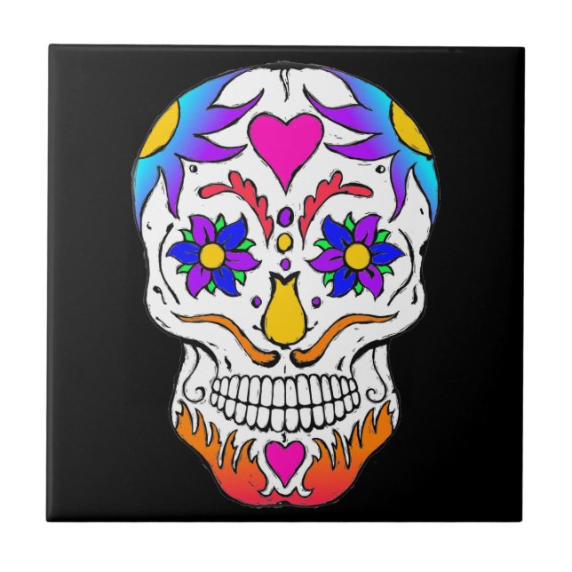 Sugar Skull Tile (Front)