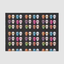 Sugar Skull Tissue Paper