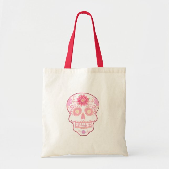 Sugar Skull Tote Bag (Front)