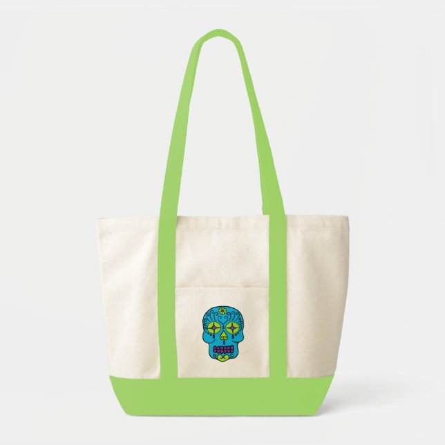 Sugar Skull Tote Bag (Front)