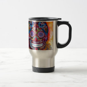 Sugar Skull Travel Mug