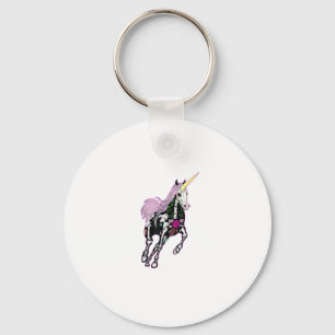 Sugar Skull Unicorn Day Of The Death T-Shirt Keychain