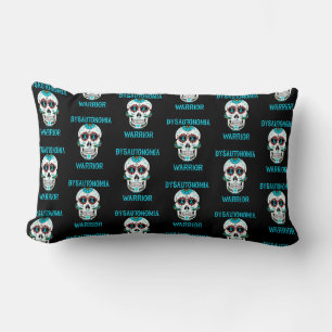 Sugar Skull/Warrior...Dysautonomia Lumbar Pillow