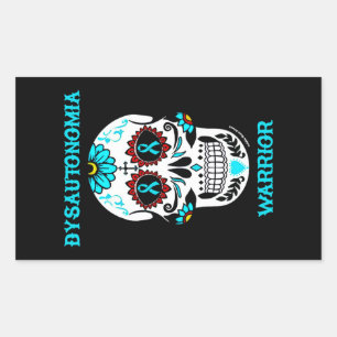 Sugar Skull/Warrior...Dysautonomia Sticker