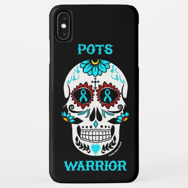 Sugar Skull/Warrior...POTS Case-Mate iPhone Case (Back)