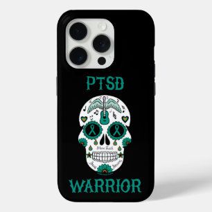 Sugar Skull/Warrior...PTSD iPhone 15 Pro Case