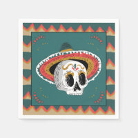 Sugar Skull with Sombrero