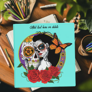 Sugar Skulls Art Nouveau Binder