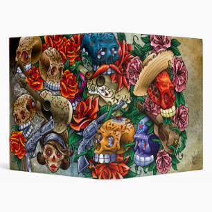 Sugar Skulls Binder