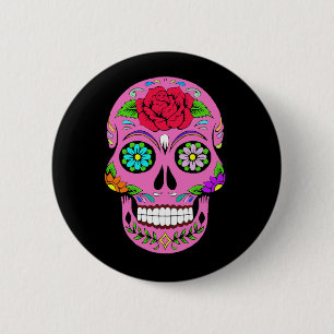 Sugar Skulls Button