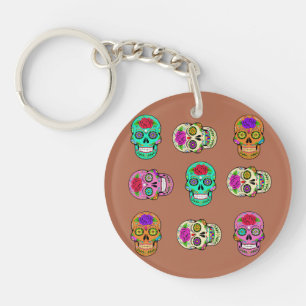 Sugar Skulls Keychain