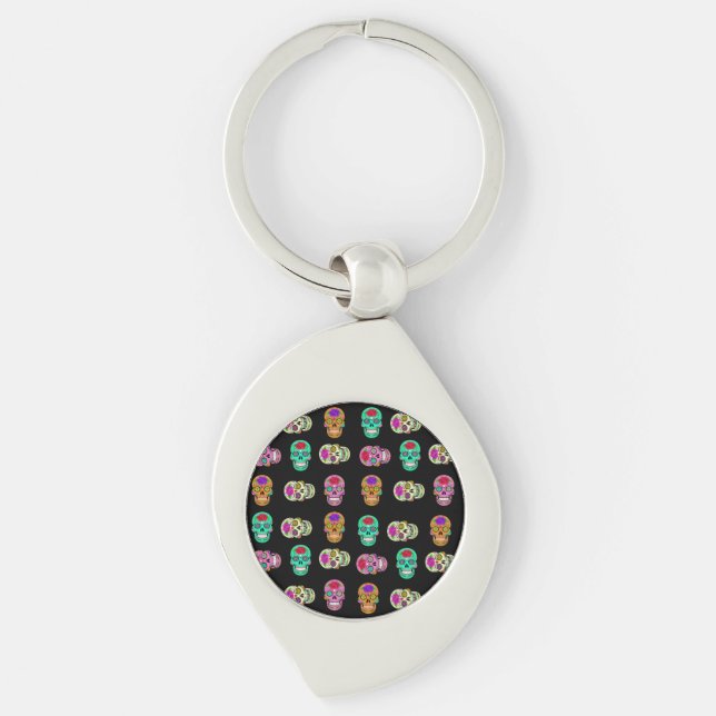 Sugar Skulls  Keychain (Front)