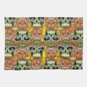Sugar Skulls Kitchen Towel