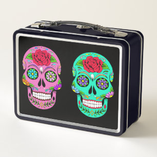 Sugar Skulls Metal Lunchbox