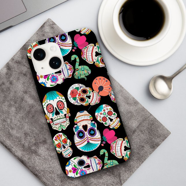 Sugar Skulls Pattern Case-Mate iPhone Case (Creator Uploaded)