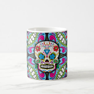 Sugar Skulls Pattern Coffee Mug
