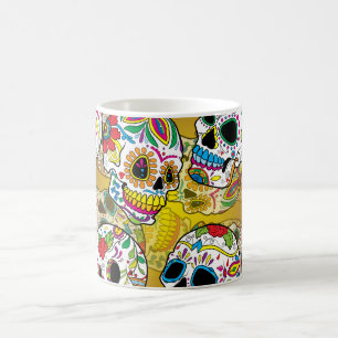 Sugar Skulls Pattern Coffee Mug