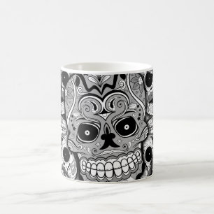 Sugar Skulls Pattern Coffee Mug