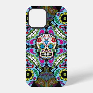 Sugar Skulls Pattern iPhone 12 Pro Case