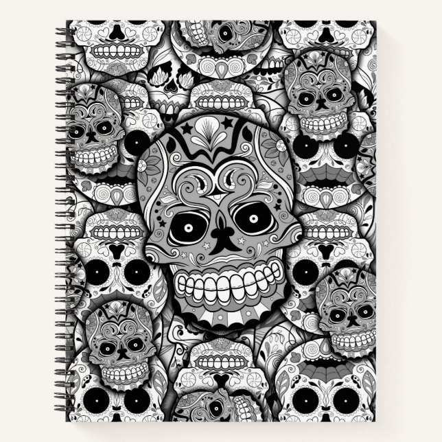 Sugar Skulls Pattern Notebook (Front)