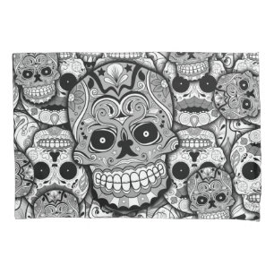 Sugar Skulls Pattern Pillowcase