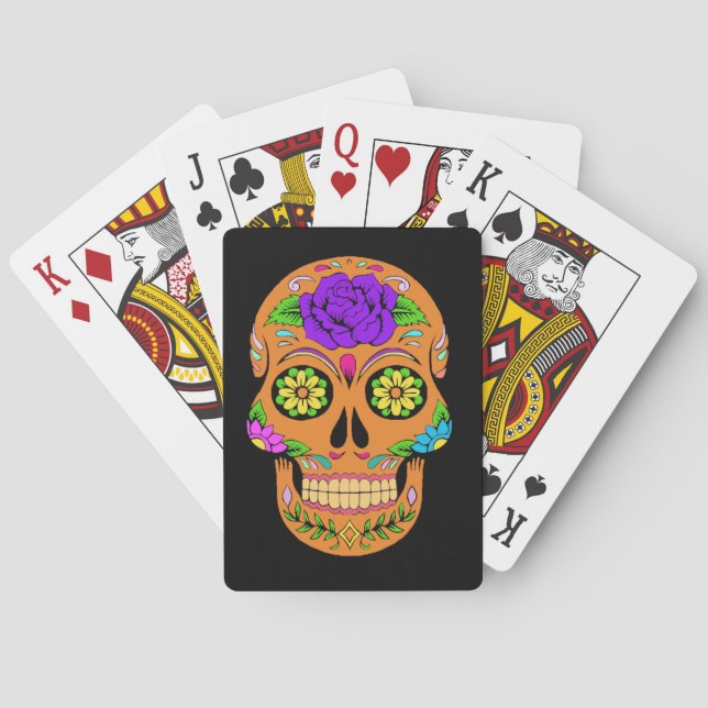 Sugar Skulls Playing Cards (Back)