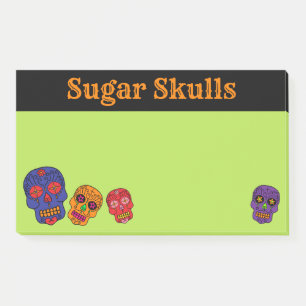 Sugar Skulls Post-it Notes