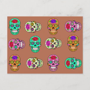 Sugar Skulls Postcard
