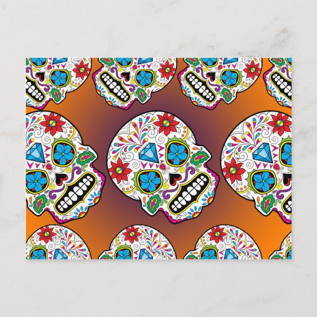 Sugar Skulls Postcard (Front)