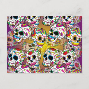 Sugar Skulls Postcard