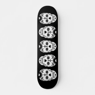 sugar skulls skateboard
