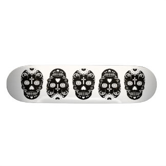 sugar skulls skateboard