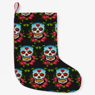 Sugar Skulls Small Christmas Stocking
