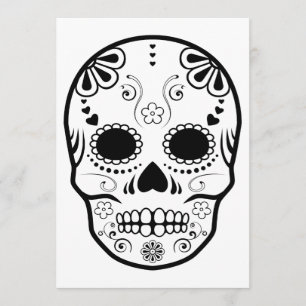 sugar skullz : 1 invitation