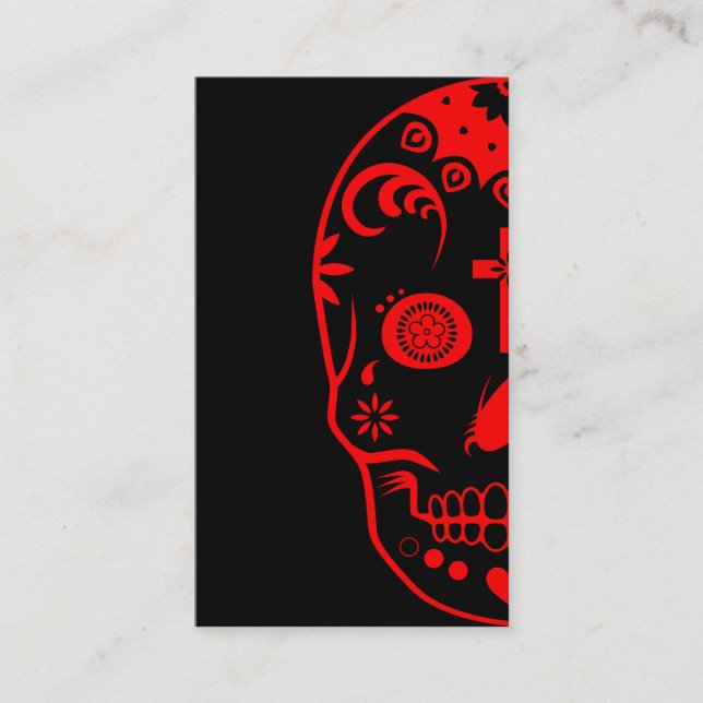 sugar skullz : 2 business card (Front)