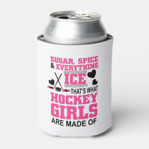 sugar spice and everything ice girls hockey can cooler