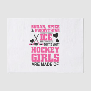 sugar spice and everything ice girls hockey tissue paper