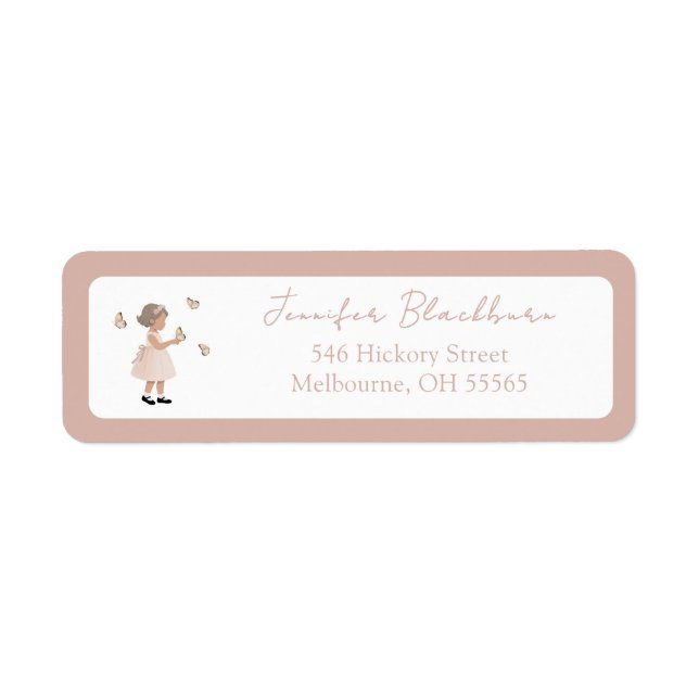 Sugar, Spice & Everything Nice address label (Devant)