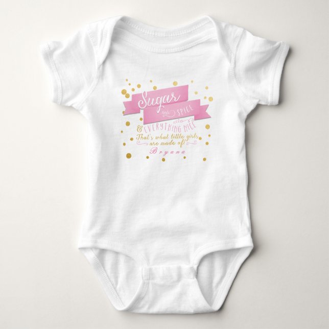 Sugar Spice & Everything Nice Personalized Shirt (Front)