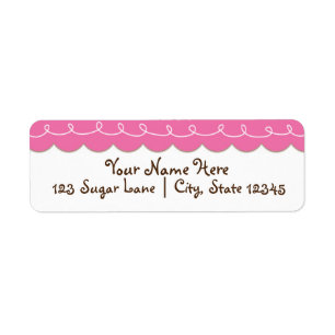 Sugar Spice & Everything Nice Shower Address Label