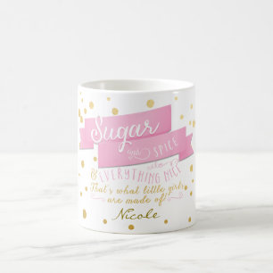 Sugar & Spice Everything Pink & Gold Coffee Mug