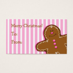 Sugar & Spice Gingerbread Custom Gift Tag